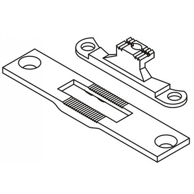 KH467-NP11/FD Игольная пластина + зубчатая рейка