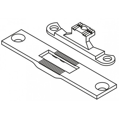 KH467-NP6/FD Игольная пластина + зубчатая рейка
