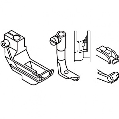 KH767WG Лапки для пришивания канта
